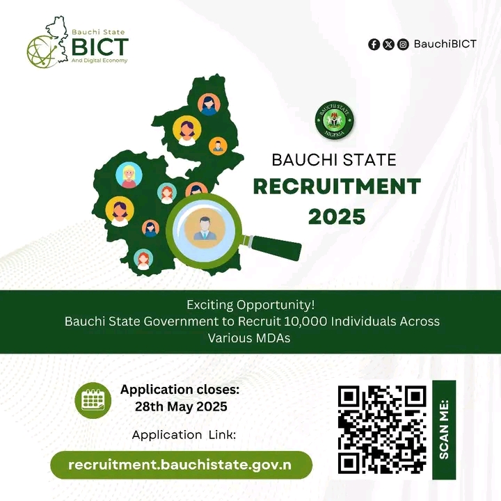 Bauchi Gov’t Launches Recruitment Portal with Over 10,000 Job Opportunities