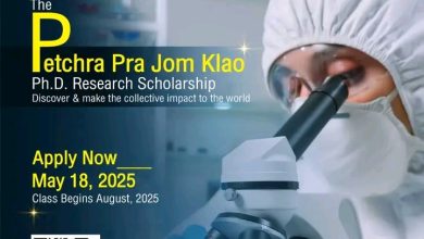 Petchra Pra Jom Klao Ph.D. Research Scholarship: Applications Open for Academic Year 1/2025